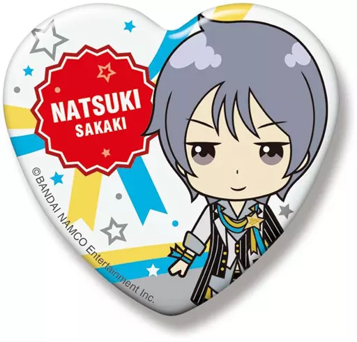 榊夏来 SideMini ハート缶バッジ グローリーモノクローム 「アイドルマスター SideM」