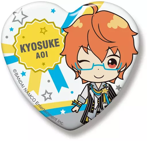 蒼井享介 SideMini ハート缶バッジ グローリーモノクローム 「アイドルマスター SideM」