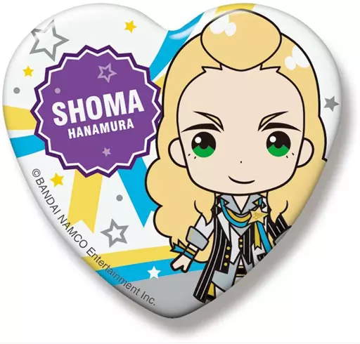 華村翔真 SideMini ハート缶バッジ グローリーモノクローム 「アイドルマスター SideM」