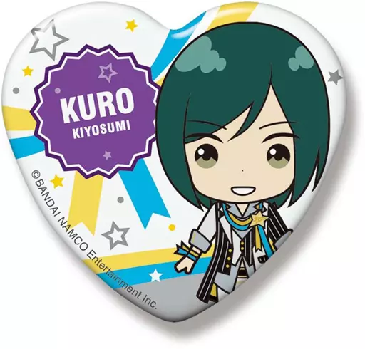清澄九郎 SideMini ハート缶バッジ グローリーモノクローム 「アイドルマスター SideM」