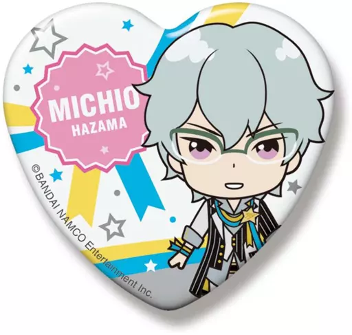 硲道夫 SideMini ハート缶バッジ グローリーモノクローム 「アイドルマスター SideM」