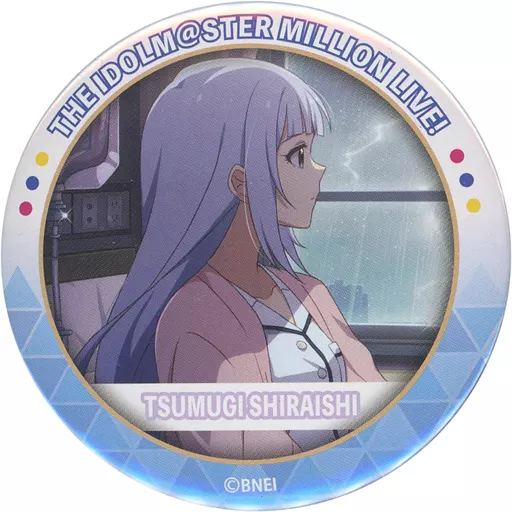 白石紬 缶バッジ 「アイドルマスター ミリオンライブ!」 アイドルマスターオフィシャルショップ くじM＠STER C賞