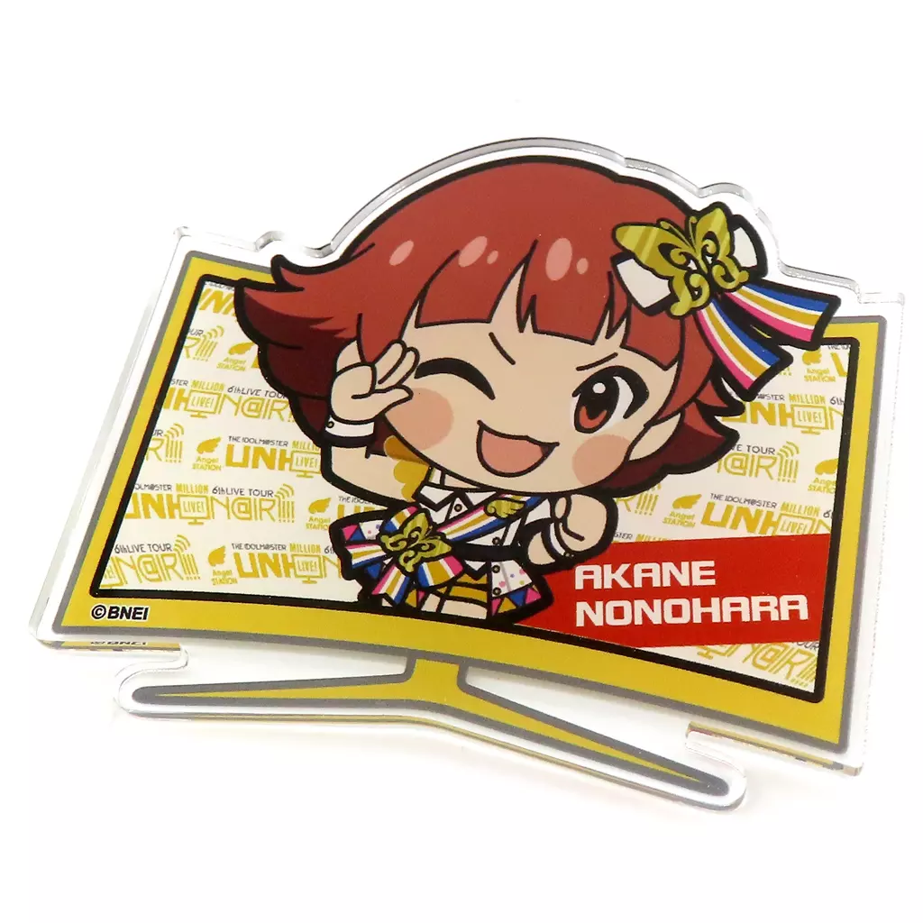野々原茜(6th LIVE Ver.) 公式プロデュースバッジ 「THE IDOLM＠STER MILLION LIVE! 6thLIVE TOUR UNI-ON＠IR!!!!」