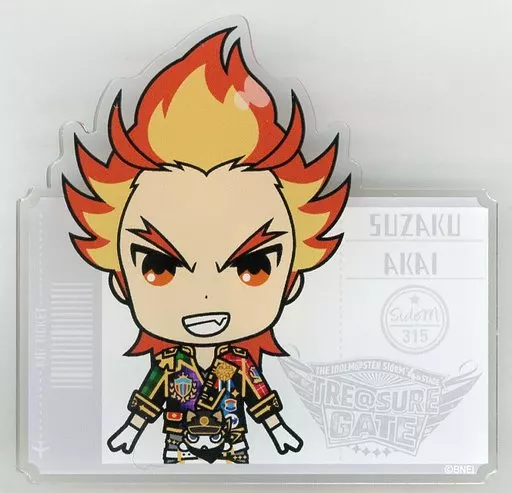 紅井朱雀 公式プロデュースバッジ 「THE IDOLM＠STER SideM 4th STAGE ～TRE＠SURE GATE～」