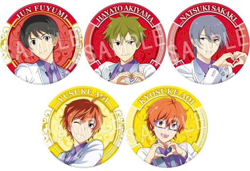 全5種セット 「アイドルマスター SideM トレーディング缶バッジ ホワイトデーライブ2018Ver.」