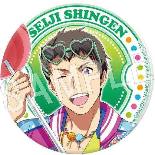 信玄誠司 「アイドルマスター SideM トレーディング缶バッジ キュートな美味しさ!American Candy Ver.」