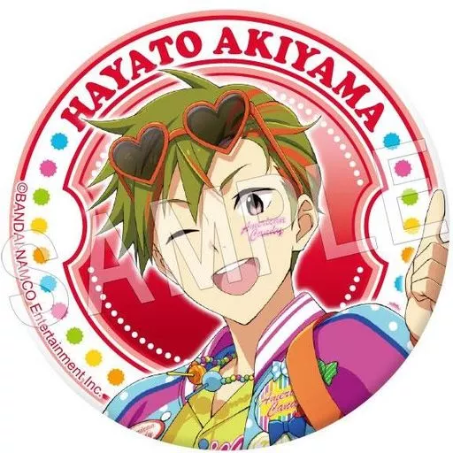 秋山隼人 「アイドルマスター SideM トレーディング缶バッジ キュートな美味しさ!American Candy Ver.」