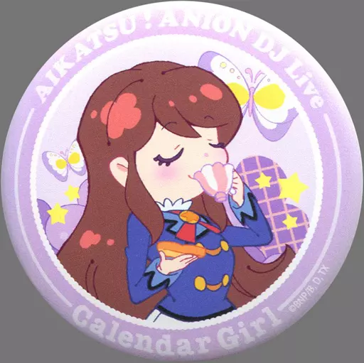 蘭 アイカツ アニON カレンダーガール マグバッジ アイカツ アニON カレンダーガール マグバッジ 星宮いちご＆霧矢あおい
