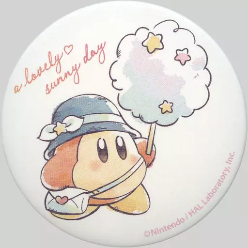 バッジ・ピンズ(キャラクター)　ワドルディ(sunny day) 「星のカービィ×マルイ ポップアップショップ HELLO!SPRING! 缶バッジコレクション」
