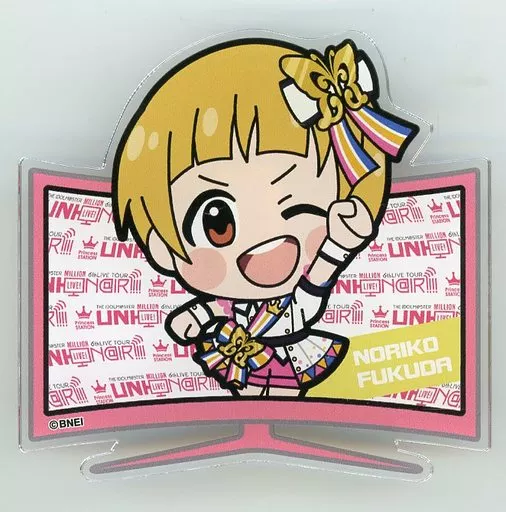 福田のり子 公式プロデュースバッジ 「THE IDOLM＠STER MILLION LIVE! 6thLIVE TOUR UNI-ON＠IR!!!!」