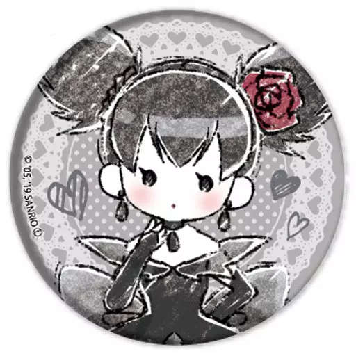 おねがいマイメロディ クルミ グラフアート 缶バッジ 新品未使用 駿河屋 -<中古>クルミ・ヌイ 「01.おねがいマイメロディ グラフアート