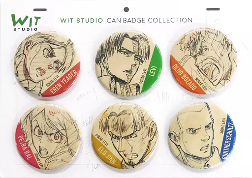 ライナー　缶バッジ　WITSTUDIOなど ミカサ 缶バッジ wit studio - メルカリ
