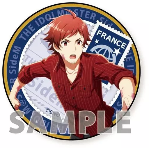 天道輝(私服) 「アイドルマスター SideM トレーディング缶バッジ WORLD TRE＠SURE FRANCE ＆ AMERICA」