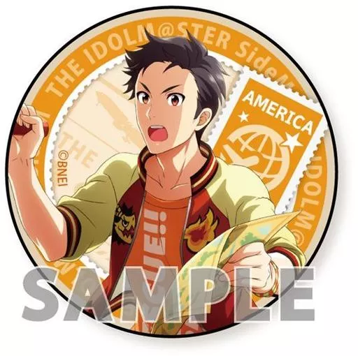 木村龍(私服) 「アイドルマスター SideM トレーディング缶バッジ WORLD TRE＠SURE FRANCE ＆ AMERICA」