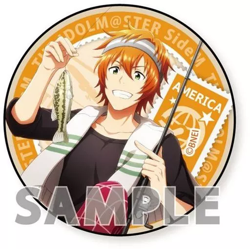 若里春名(私服) 「アイドルマスター SideM トレーディング缶バッジ WORLD TRE＠SURE FRANCE ＆ AMERICA」