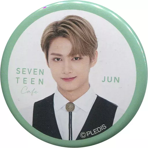 駿河屋 -<中古>ジュン 缶バッジ(FACE) 「SEVENTEEN CAFE 2019