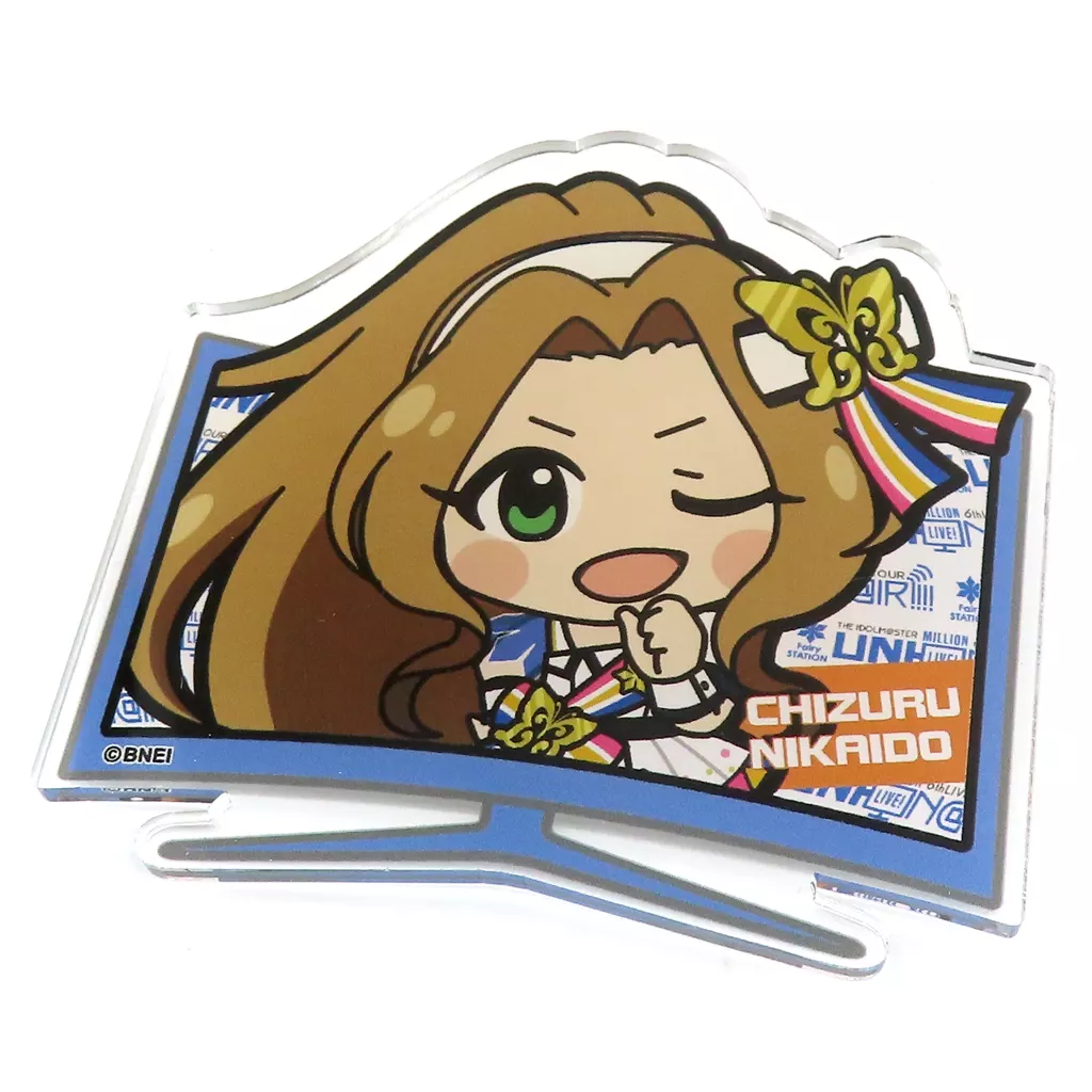 二階堂千鶴(6th LIVE Ver.) 公式プロデュースバッジ 「THE IDOLM＠STER MILLION LIVE! 6thLIVE TOUR UNI-ON＠IR!!!!」
