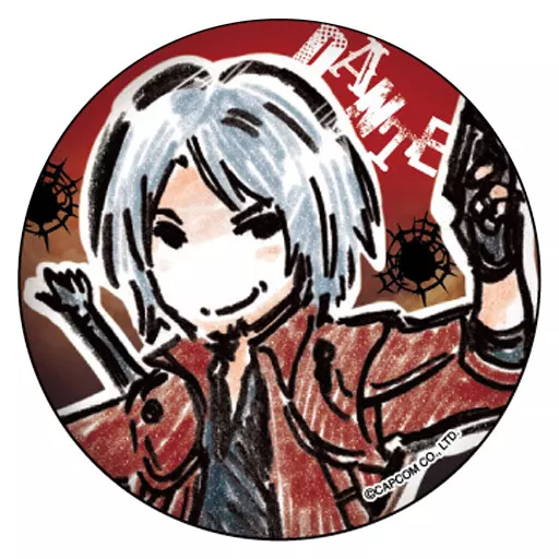 駿河屋 -<中古>ダンテ 「デビルメイクライ5 缶バッジ 01.グラフアート