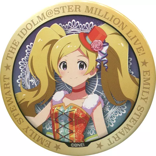 エミリー スチュアート 缶バッジ 「アイドルマスター ミリオンライブ! シアターデイズ×アトレ秋葉原」グッズ