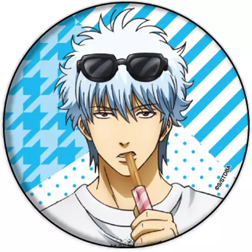 駿河屋 - 【買取】坂田銀時 「缶バッジ 銀魂. 01.遊園地ver.」（バッジ