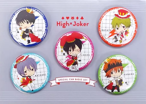 [単品] High×Joker 描き下ろしSD缶バッジ5個セット 「アイドルマスター SideM High×Joker Party BOX」