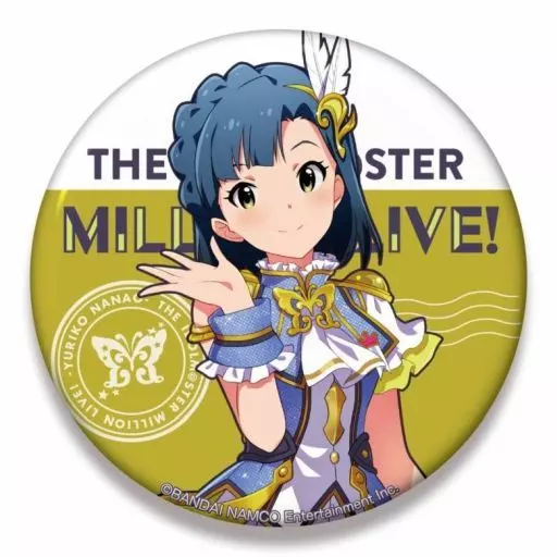 七尾百合子 ルミエール・パピヨンver. ビッグ缶バッジ 「アイドルマスター ミリオンライブ!」
