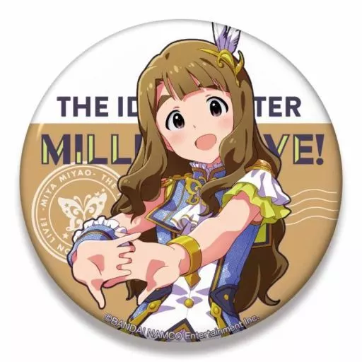 宮尾美也 ルミエール・パピヨンver. ビッグ缶バッジ 「アイドルマスター ミリオンライブ!」
