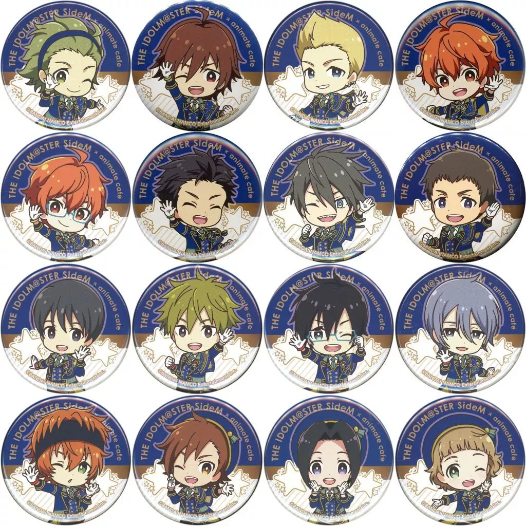 全16種セット 「アイドルマスター SideM×animatecafe トレーディング缶バッジ 5th Anniversary ver. Cグループ」