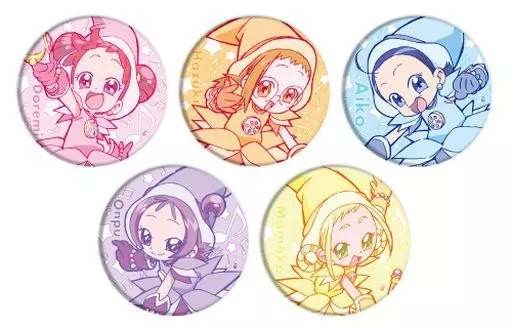 駿河屋 -<中古>全5種セット 「缶バッジ おジャ魔女どれみ 01」（バッジ