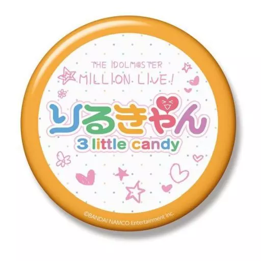 りるきゃん ～3 little candy～ ユニットロゴビッグ缶バッジ 「アイドルマスター ミリオンライブ!」