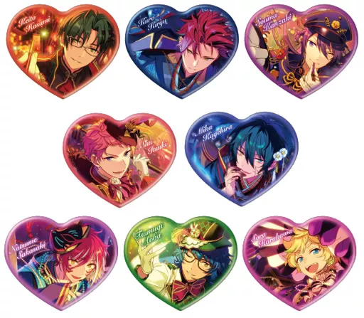 駿河屋 -<中古>全8種セット 「あんさんぶるスターズ! ハートカンバッジ