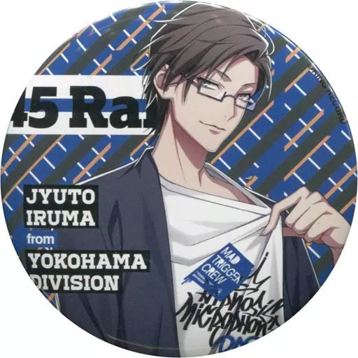 ヒプノシスマイク 缶バッジ Base ホログラム缶バッジ 銃兎 駿河屋 -<中古>入間銃兎 「ヒプノシスマイク -Division Rap