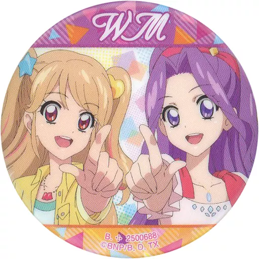 WM ホログラム缶バッチ 「ガシャポンくじ アイカツ!シリーズ あそーと3」 C賞
