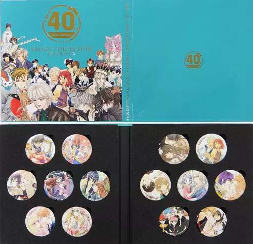 LaLa40周年記念原画展 缶バッジ 知らない国の物語 金色のコルダ他4個セット LaLa40周年記念原画展 金色のコルダ 缶バッジ LaLa40th