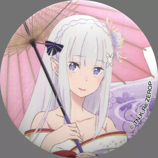 堅実な究極の 駿河屋 -<中古>エミリア(着物) 缶バッジ 「セガ Re：ゼロから ピンズ・ピンバッジ・缶バッジ