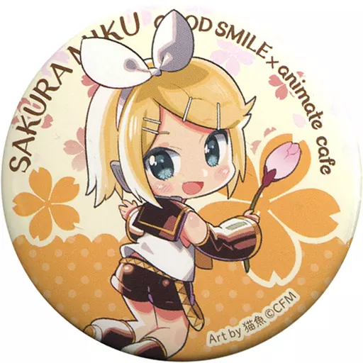 桜ミク グッドスマイル トレーディング缶バッジ鏡音リン 鏡音レン 猫魚 駿河屋 -<中古>鏡音リン(猫魚イラスト) 「VOCALOID 桜ミク