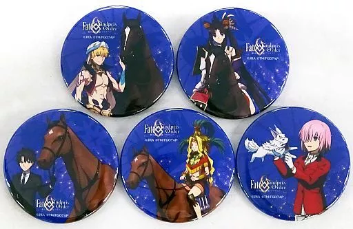 バッジ・ピンズ　集合 缶バッチセット(5個組) 「Fate/Grand Order -絶対魔獣戦線バビロニア-」 JRAキャンペーン E賞 当選品