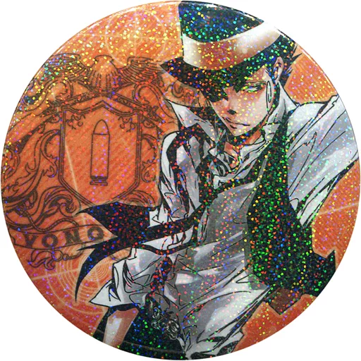 バッジ・ピンズ　リボーン(大人/レア/ホロ仕様) 「エルドライブ【elDLIVE】＆家庭教師ヒットマンREBORN! コレクション缶バッジ」