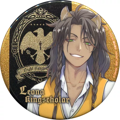 ツイステ レオナ グリッター缶バッジ ツイステ トレーディンググリッター缶バッジ ユニオンバースデーver