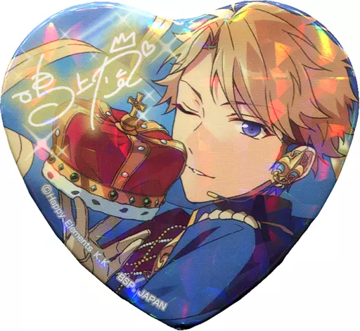あんスタ とるパカ 缶バッジ 鳴上嵐 あんさんぶるスターズ とるパカ ハート型缶バッジ 鳴上嵐4個の通販 by