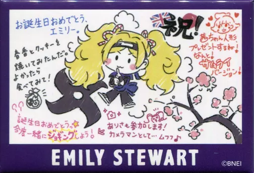 エミリー・スチュアート 「アイドルマスター ミリオンライブ! トレーディング缶バッジ バースデイイラストver. J」