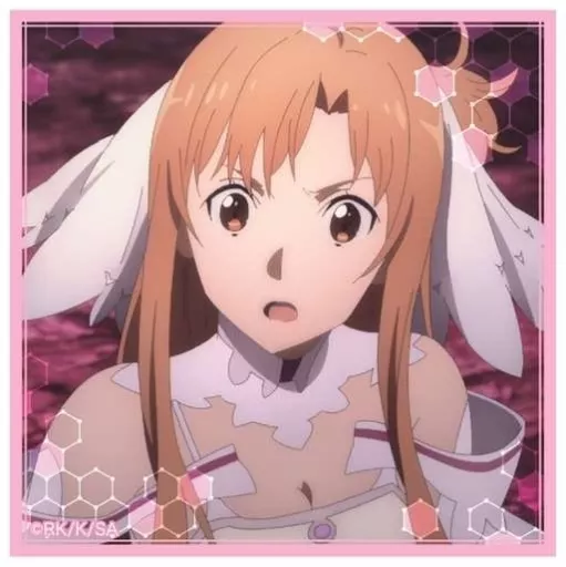 ソードアート・オンライン　缶バッジ　アスナ　ステイシア ソードアート・オンライン」缶バッジ デザイン18(アスナ/H)