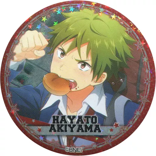 秋山隼人(ホログラム) 「アイドルマスター SideM トレーディング缶バッジ 第1弾 B」 アイドルマスター×東急ハンズ SUMMER LAB 2020グッズ