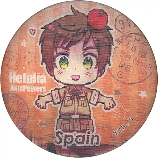 ヘタリア　チェンジング缶バッジ　スペイン　ちびきら ヘタリア チェンジング缶バッジ スペイン ちびきら - メルカリ