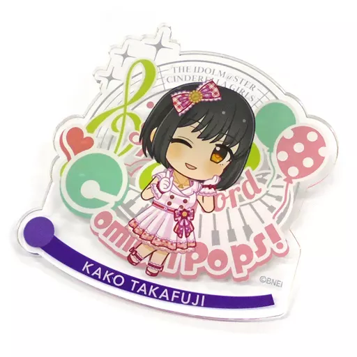 鷹富士茄子(7thLIVE TOUR Comical Pops! Ver.) 公式プロデュースバッジ 「アイドルマスター シンデレラガールズ」