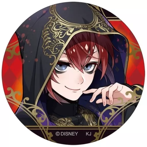 リドル・ローズハート　缶バッジ　式典服 駿河屋 -<中古>リドル・ローズハート 「ディズニー ツイステッド