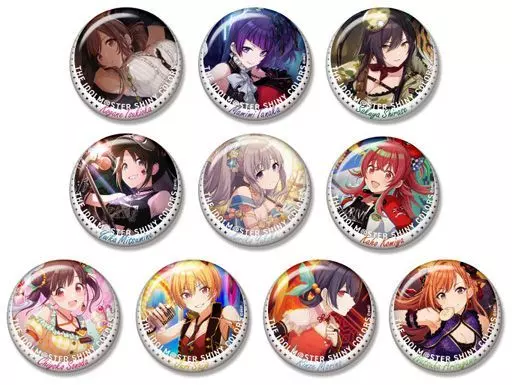 全10種セット 「アイドルマスター シャイニーカラーズ トレーディング缶バッジ B」