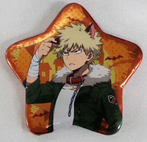 僕のヒーローアカデミア ヒロアカ ハロウィン 中国 星型缶バッジ 爆豪 