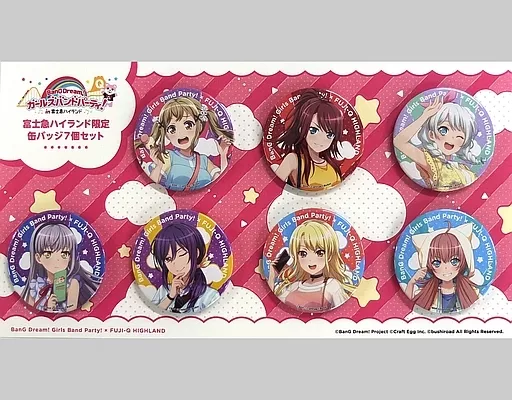 駿河屋 -<中古>集合 缶バッジ7個セット 「BanG Dream! ガールズ