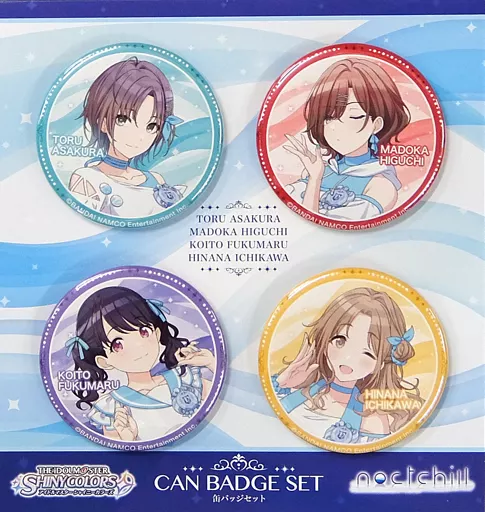 ノクチル(283プロダクション) 缶バッジセット(4個セット) 「アイドルマスター シャイニーカラーズ」
